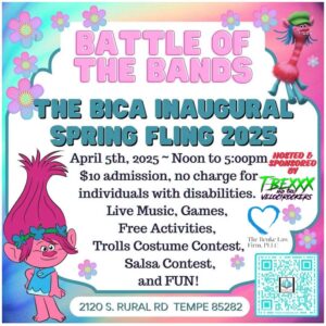 $10.00 Admission, No charge for individuals with disabilities. Live Music, Games, Activities, Trolls Costume Contest, Salsa Contest, and More!!!!